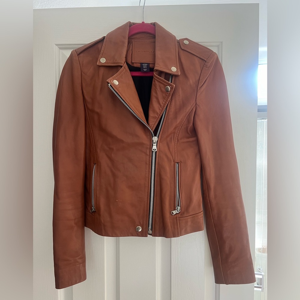 Amaryllis leather jacket (XS)